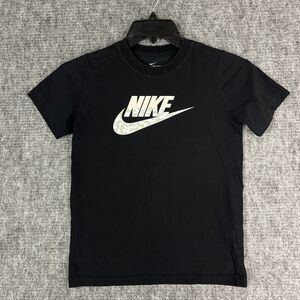 Nike Shirt Medium Boys Youth Black Camo Casual Short-sleeve‎ Tee Cotton Blend2